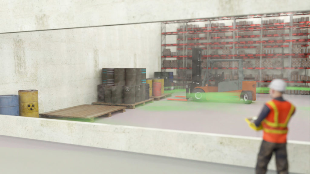 Carrello elevatore Fimsa Baldi radiocontrollato