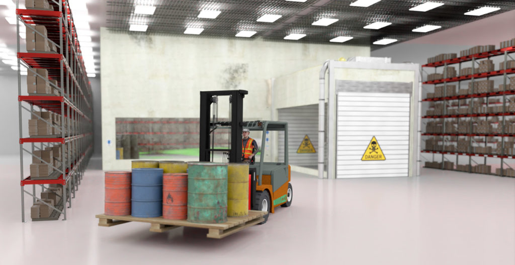 Carrello elevatore Fimsa Baldi radiocontrollato