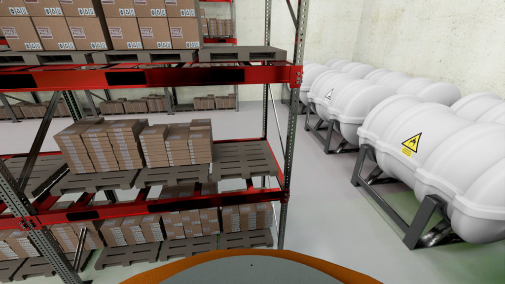 Carrello elevatore Fimsa Baldi radiocontrollato